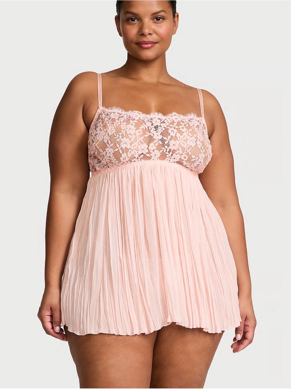 Victoria's Secret date to dream pleated Babydoll set